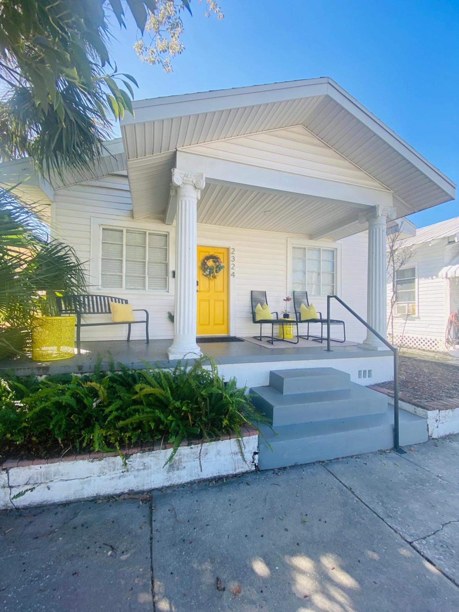 No Ho Yellow Door Bungalow Tampa Exterior foto